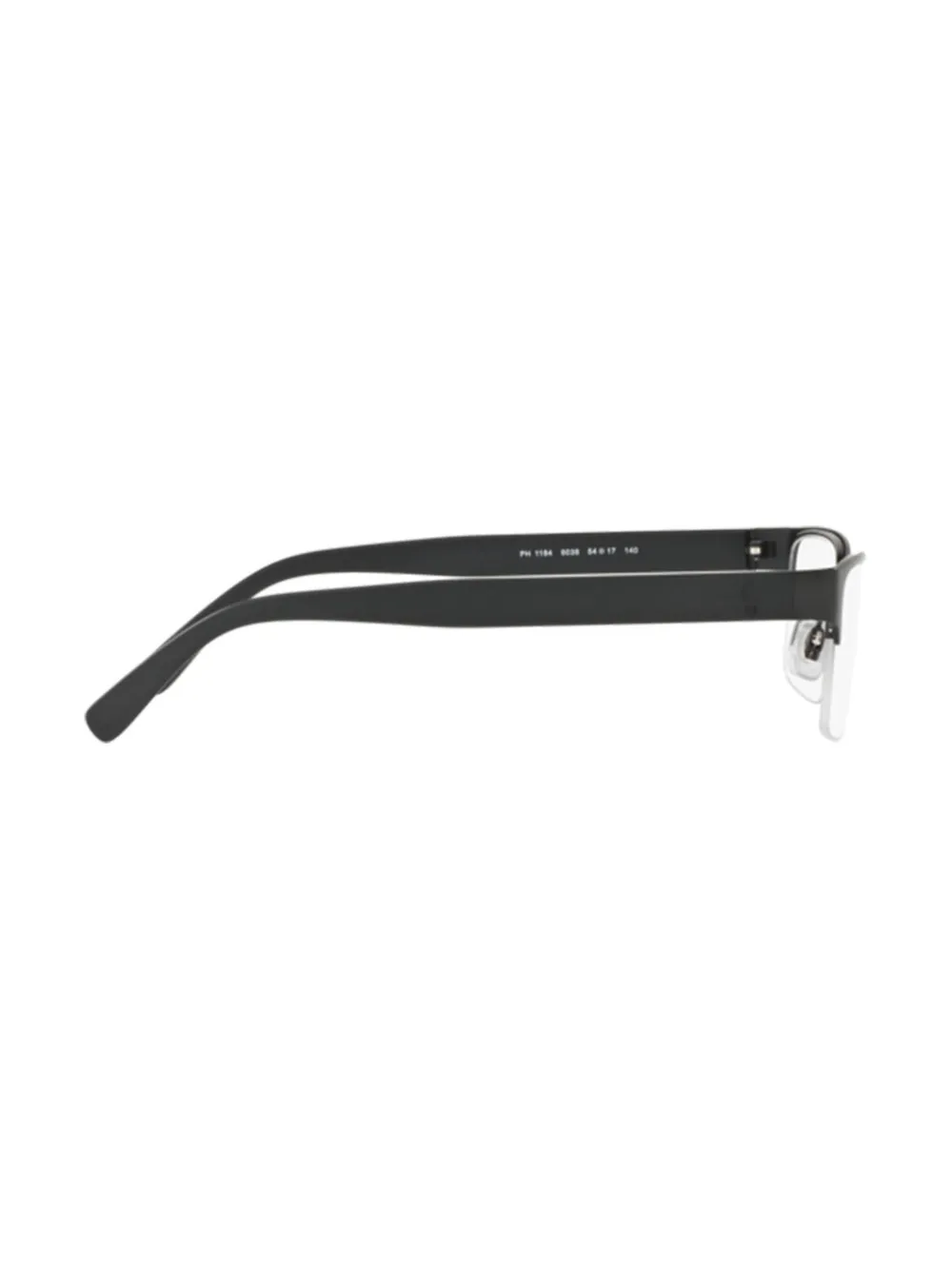 POLO RALPH LAUREN EYEWEAR Bril met rechthoekig montuur Zwart