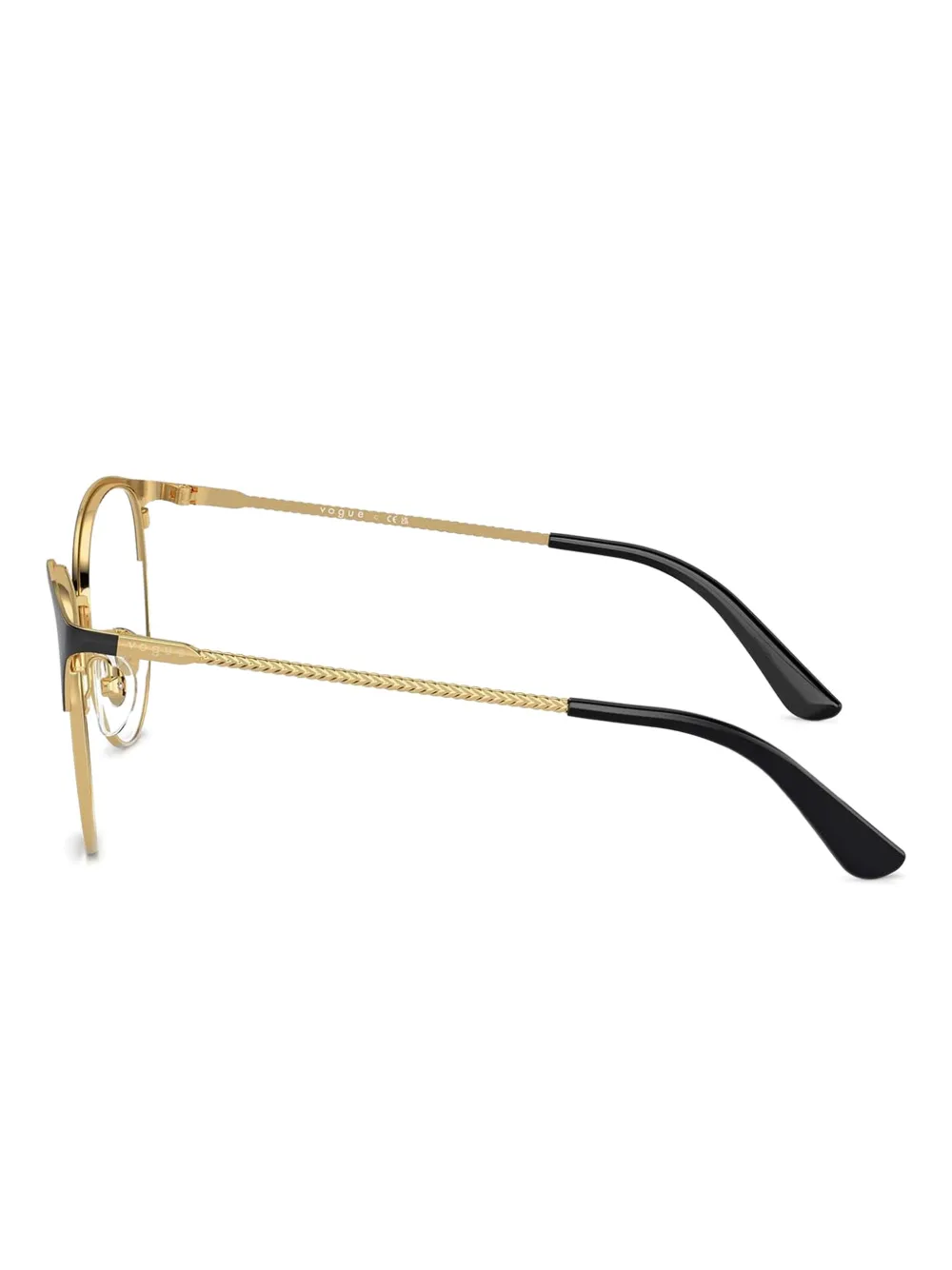 Vogue Eyewear Bril met geometrisch montuur Zwart