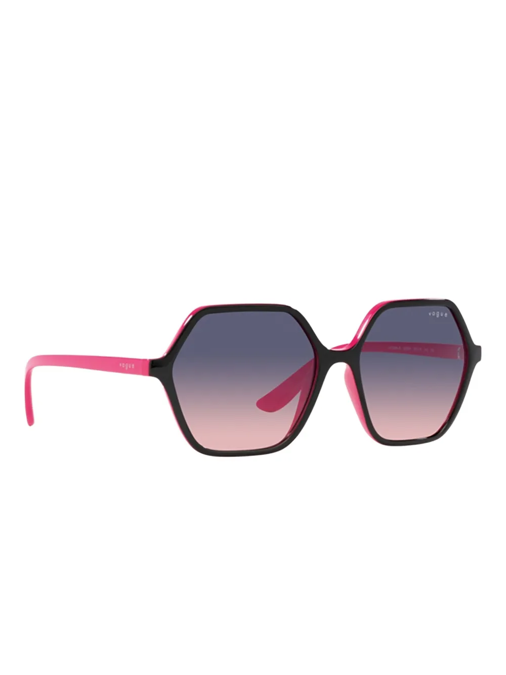 Vogue Eyewear Zonnebril met geometrisch montuur - Zwart