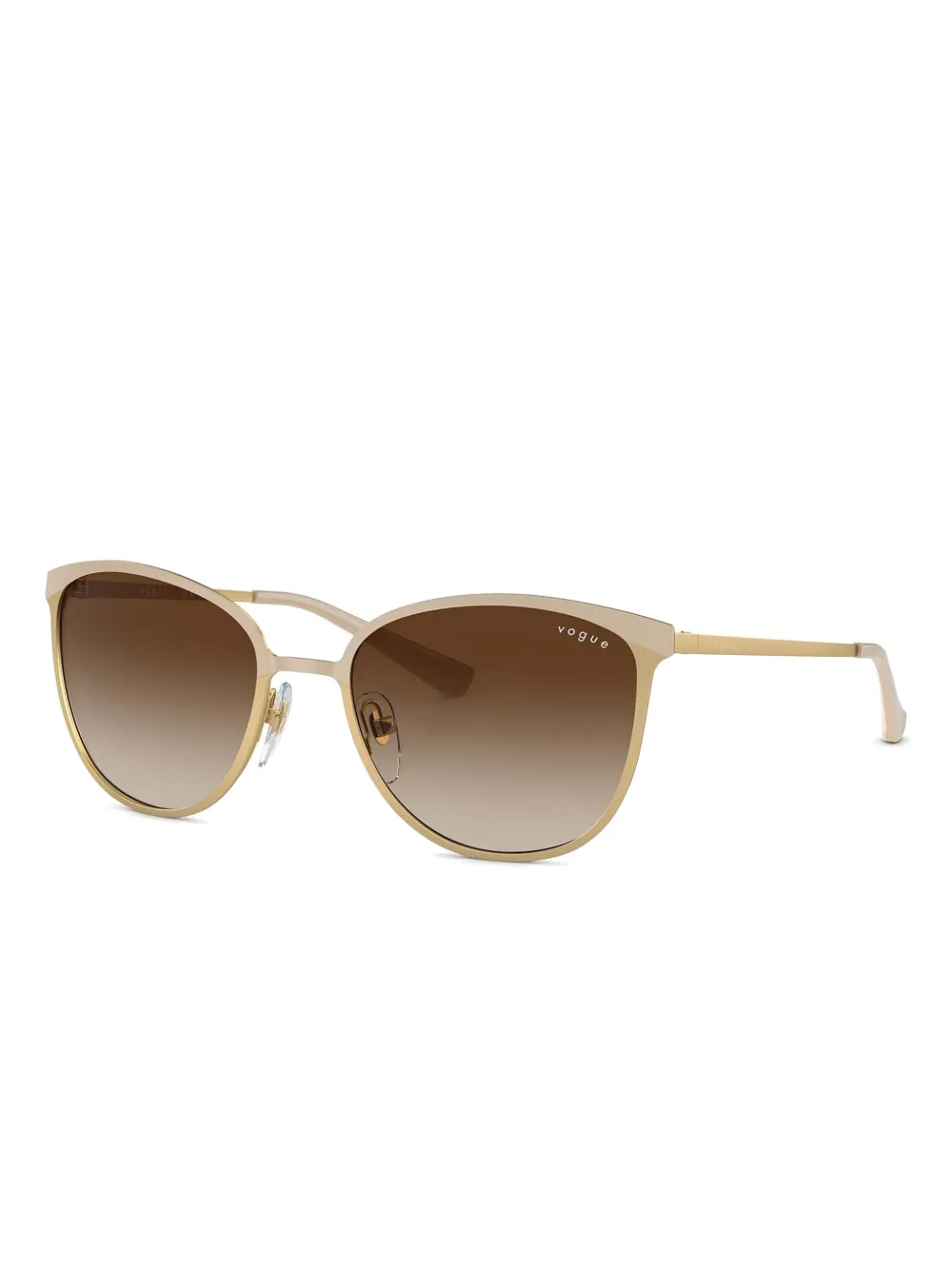 Vogue Eyewear Zonnebril met geometrisch montuur - Beige