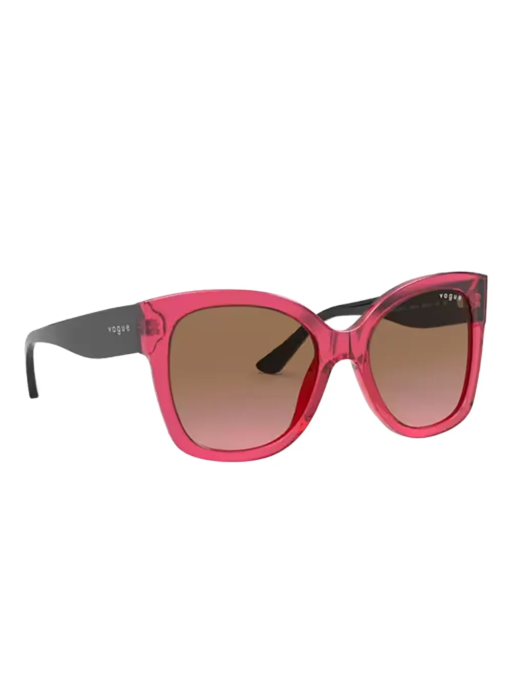 Vogue Eyewear Zonnebril met doorzichtig montuur - Roze