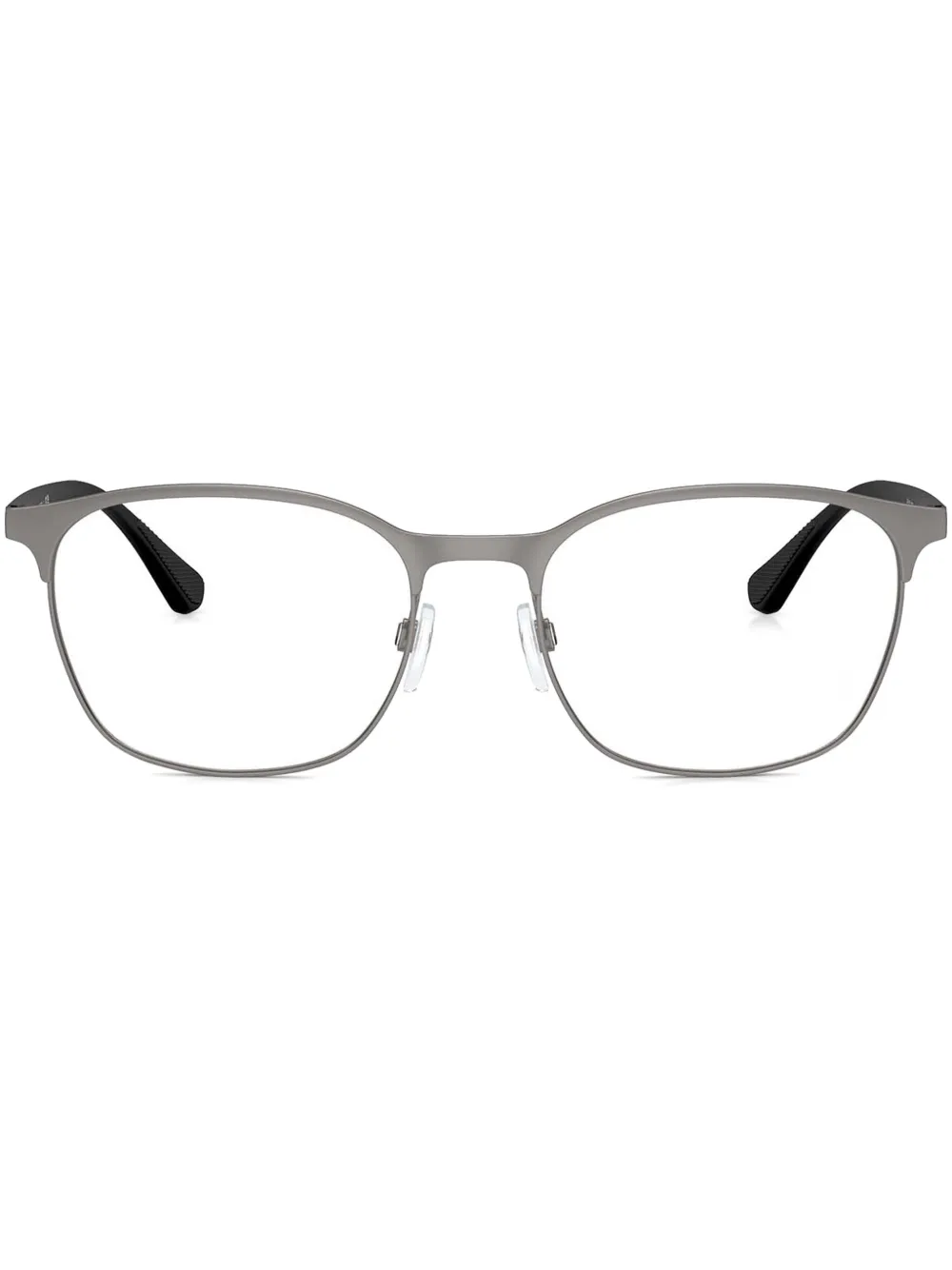 Emporio Armani Brille mit eckigem Gestell - Grau