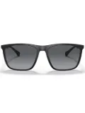 Emporio Armani square-frame sunglasses - Black