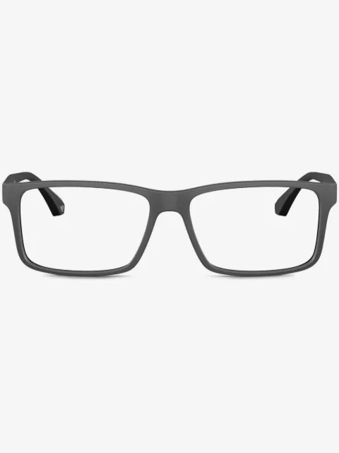 Emporio Armani logo-engraved glasses 