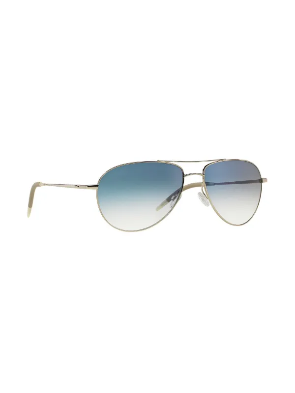 Oliver Peoples Benedict Sunglasses Silver FARFETCH AO