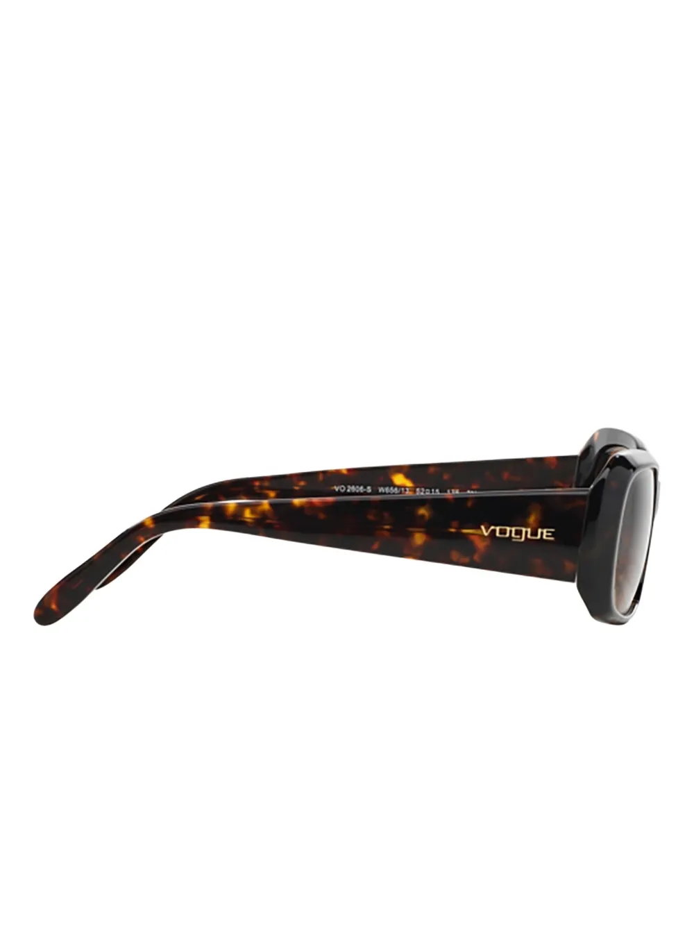 Vogue Eyewear Zonnebril met geometrisch montuur Bruin