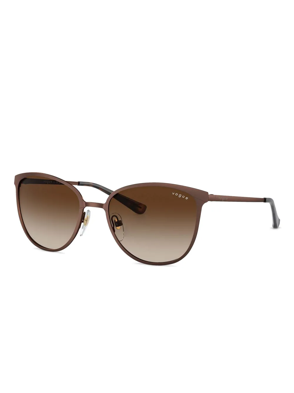 Vogue Eyewear Zonnebril met geometrisch montuur Bruin