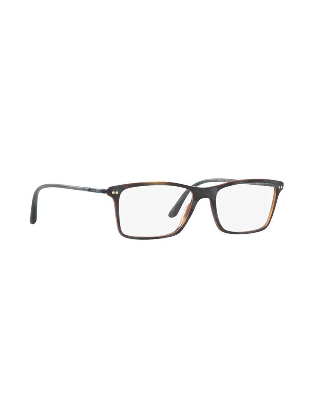 Giorgio Armani matte finish rectangle glasses | Image 2