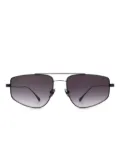 Kaleos geometric-frame sunglasses - Black