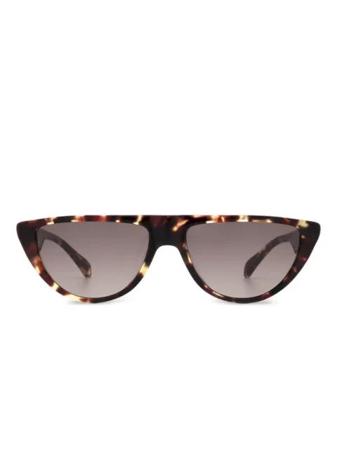 Kaleos lentes de sol Lichon con armazón cat eye estilo carey