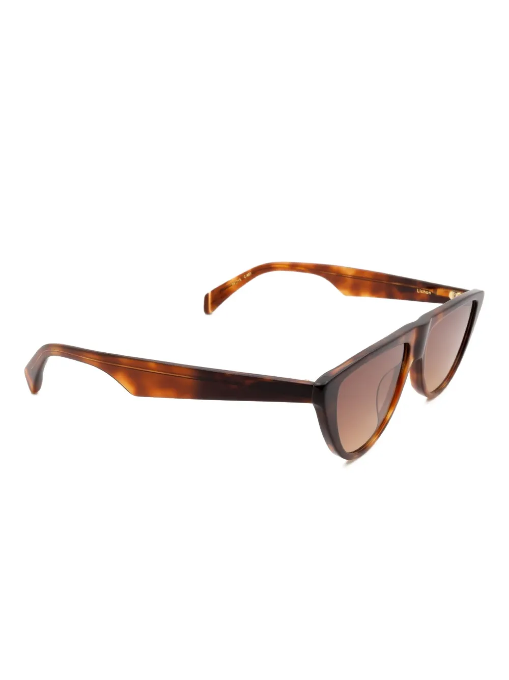 Kaleos Tortoiseshell-pattern D-frame Sunglasses In Brown