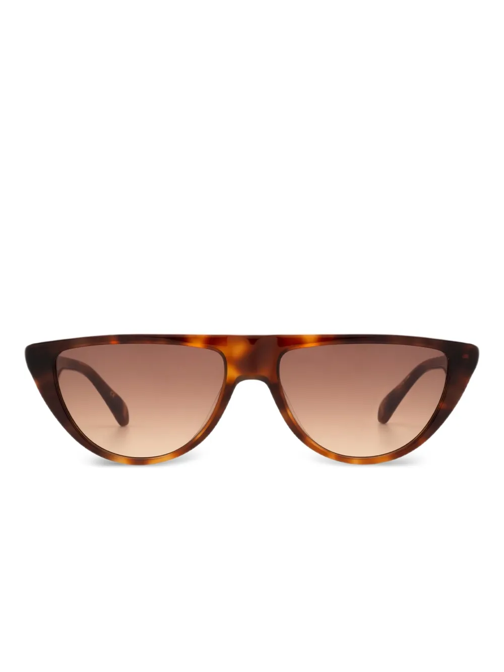 Kaleos Tortoiseshell-pattern D-frame Sunglasses In Brown