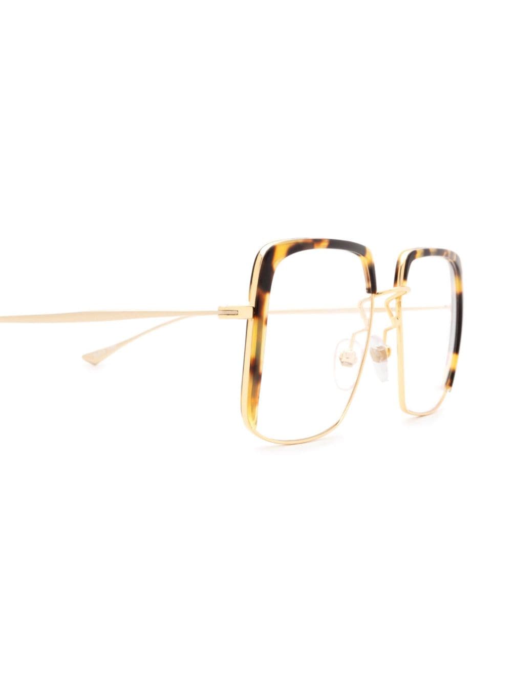 Shop Kaleos Bell Glasses In 金色