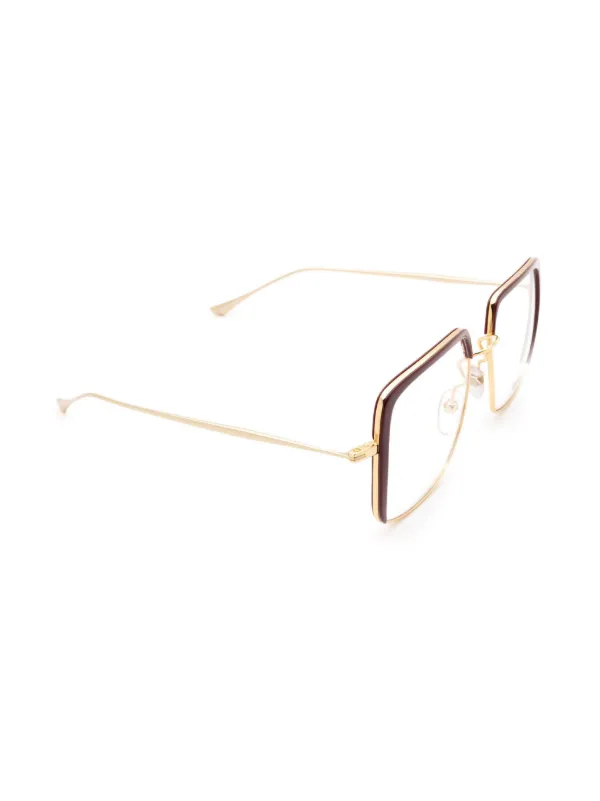 メガネ KALEOS FW25 Kaleos - BELL - 001 (BELL 001) Kaleos Bell Glasses | Gold | FARFETCH BH