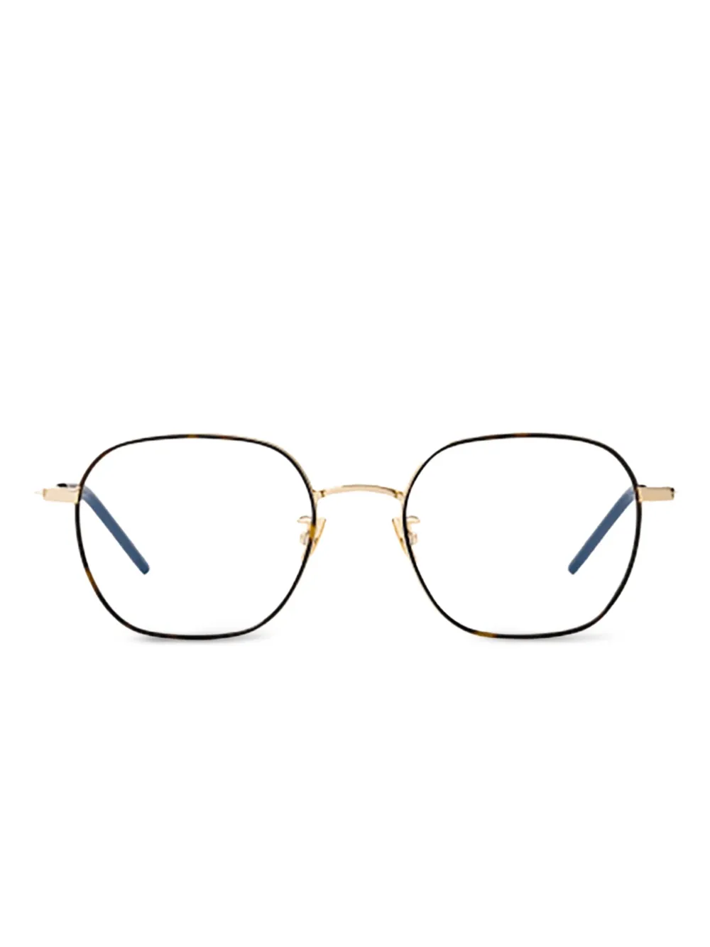 Saint Laurent Eyewear Brille mit rundem Gestell - Gold