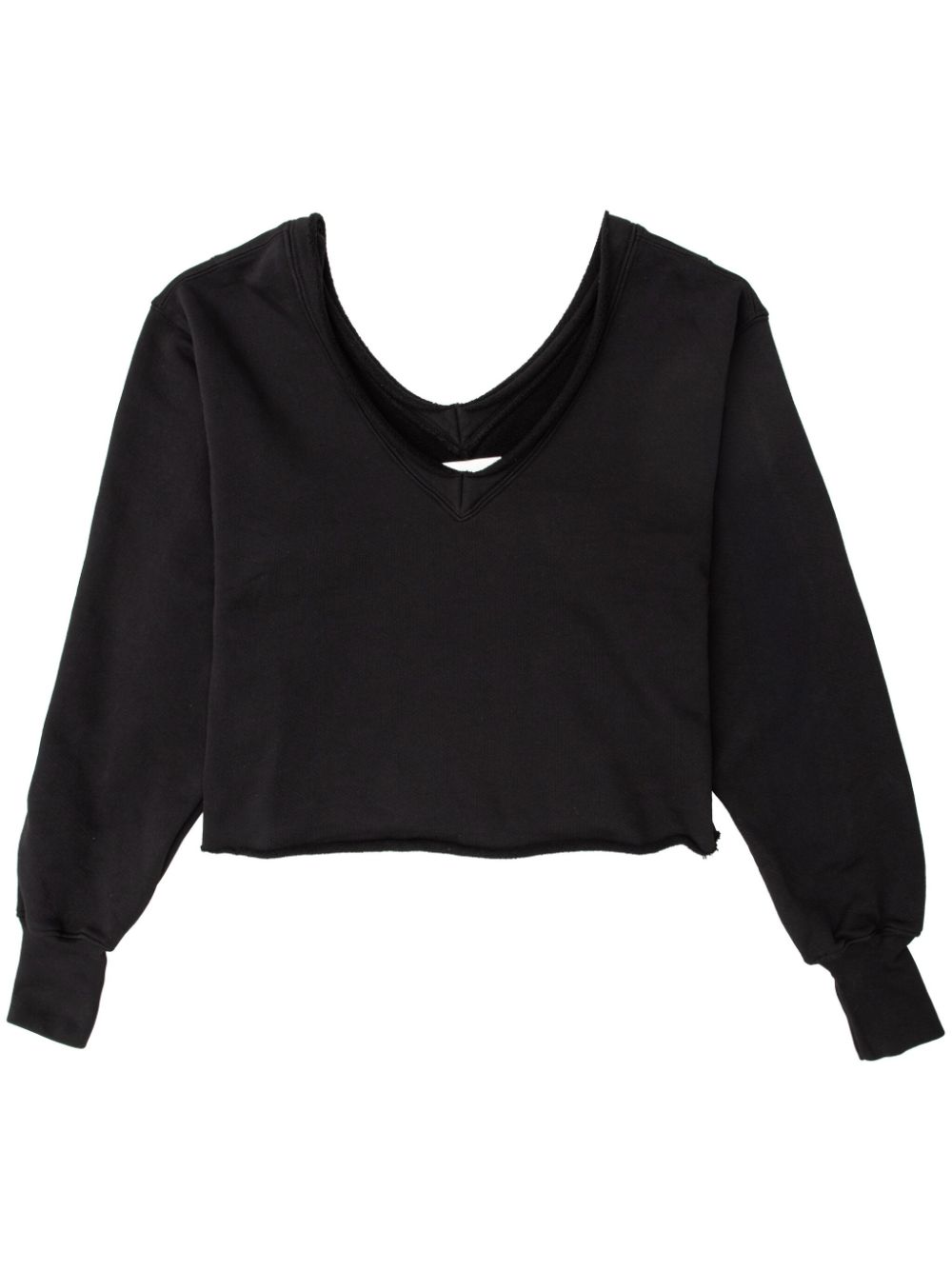 Shop Les Tien Veronica Sweatshirt In Schwarz