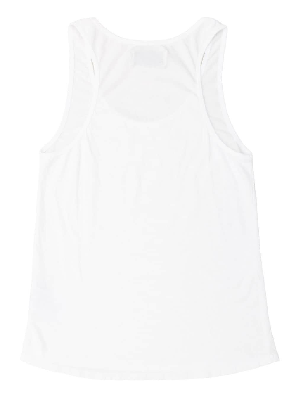 Shop Les Tien Mary Tank In White