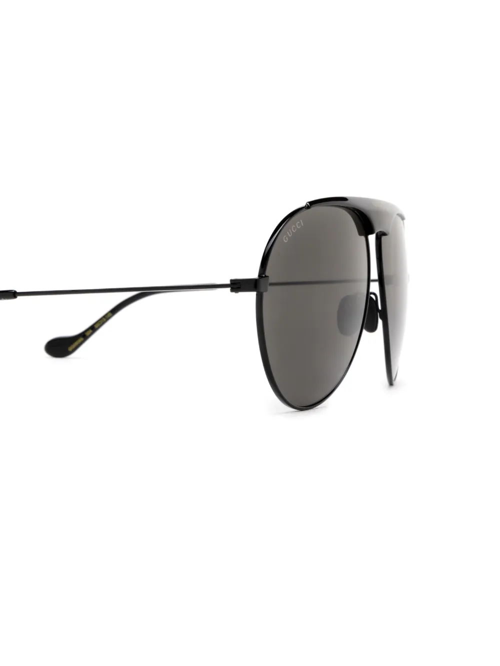 Gucci Eyewear Zonnebril met piloten montuur Zwart