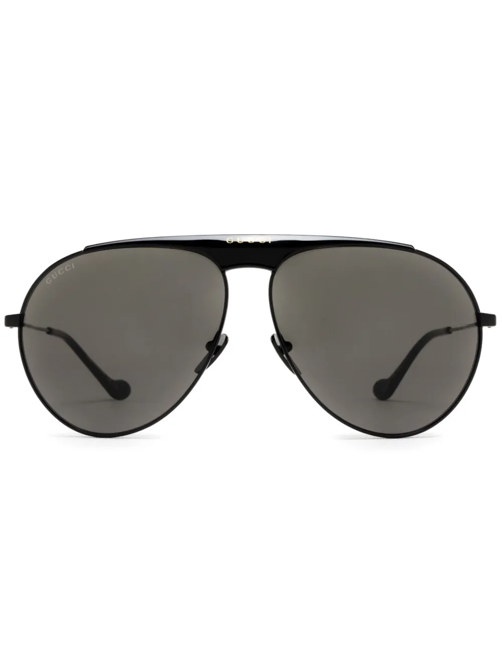 Gucci Eyewear Zonnebril met piloten montuur Zwart