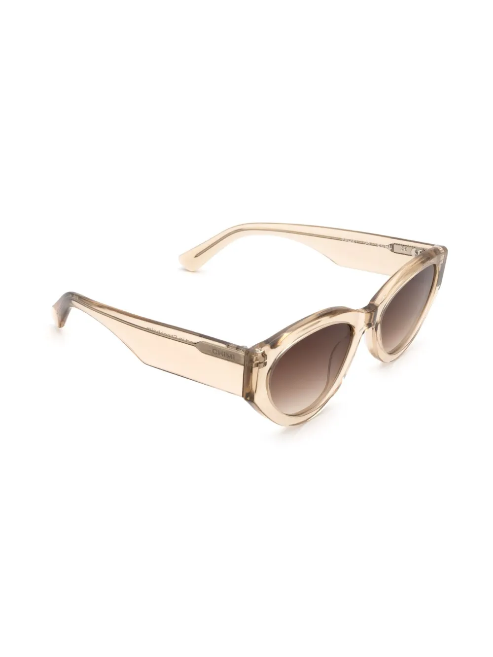 Chimi Zonnebril met cat-eye montuur - Beige