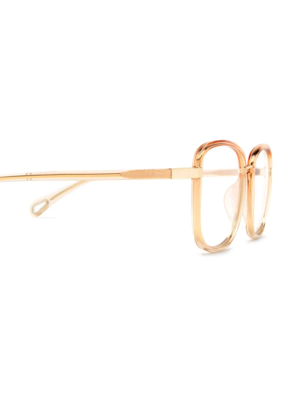 Chloé Eyewear CH0034O bril met vierkant montuur Oranje