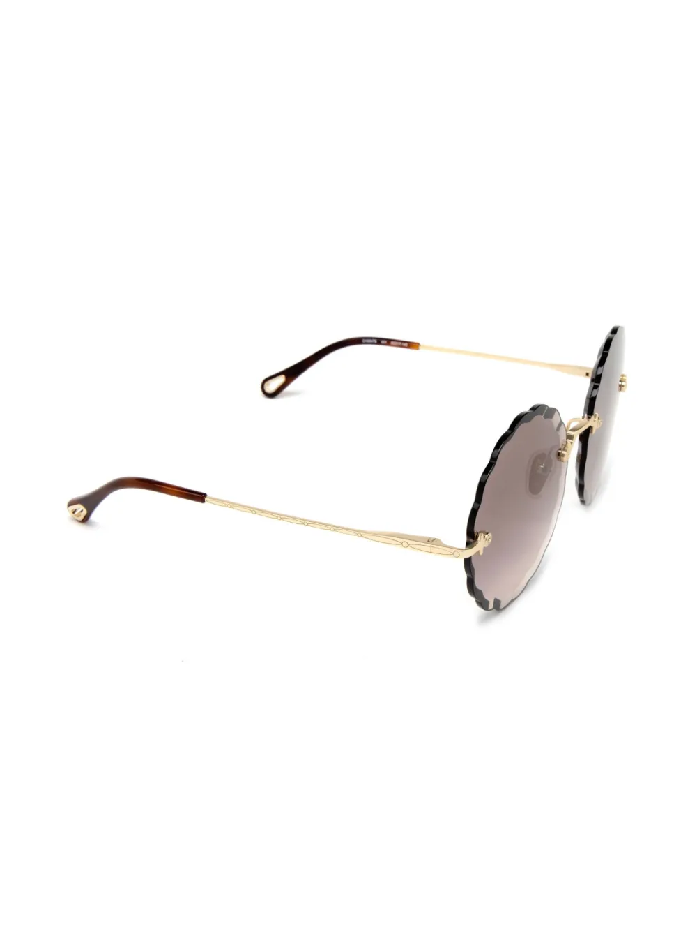 Chloé Eyewear CH0047S zonnebril zonder montuur Goud