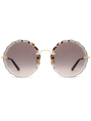 Gucci Eyewear horsebit-embellished Oversized Sunglasses | Gold