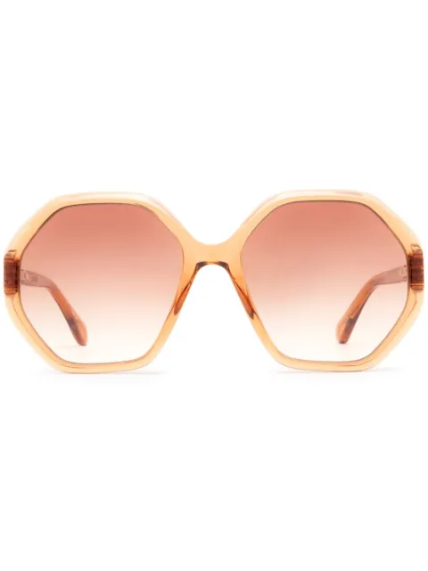 Chloé Eyewear lentes de sol con armazón hexagonal