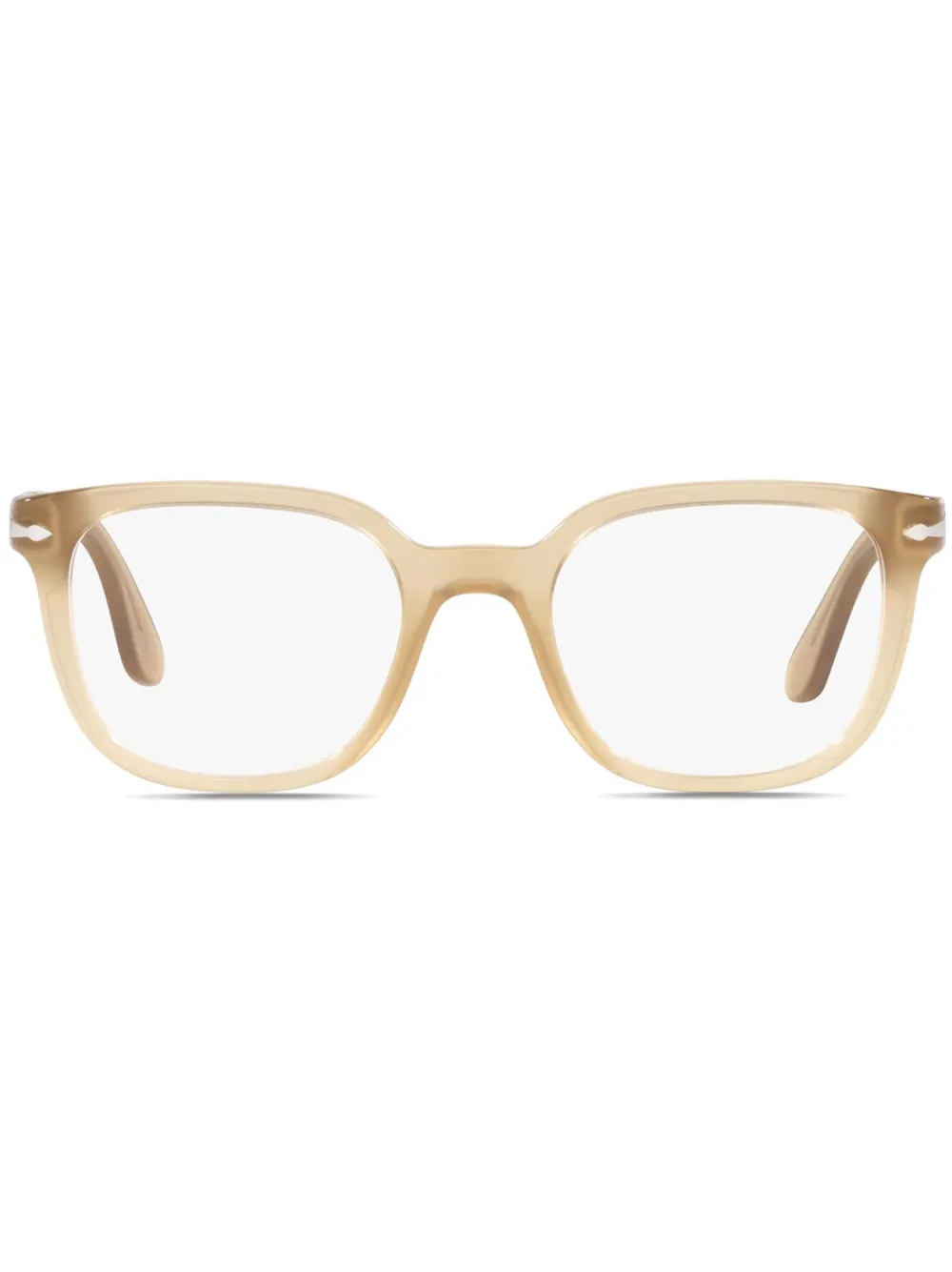Persol lunettes de vue à monture rectangulaire | tons neutres | Image 1