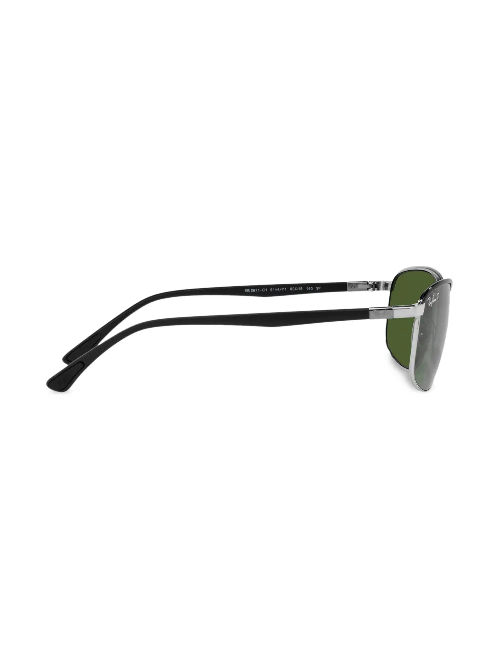 Ray-Ban RB3671 zonnebril met rechthoekig montuur Groen