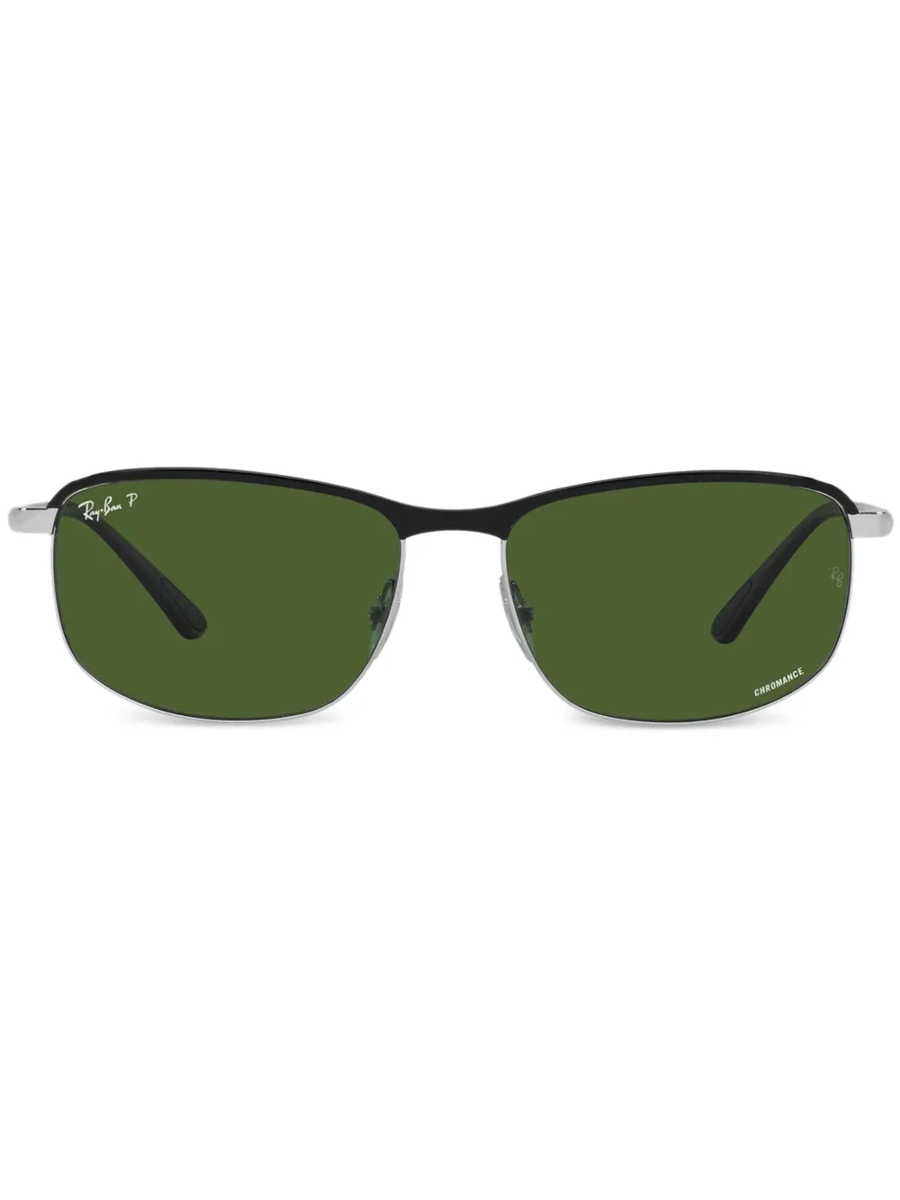 Ray-Ban RB3671CH rectangle-frame sunglasses | Green | Image 1
