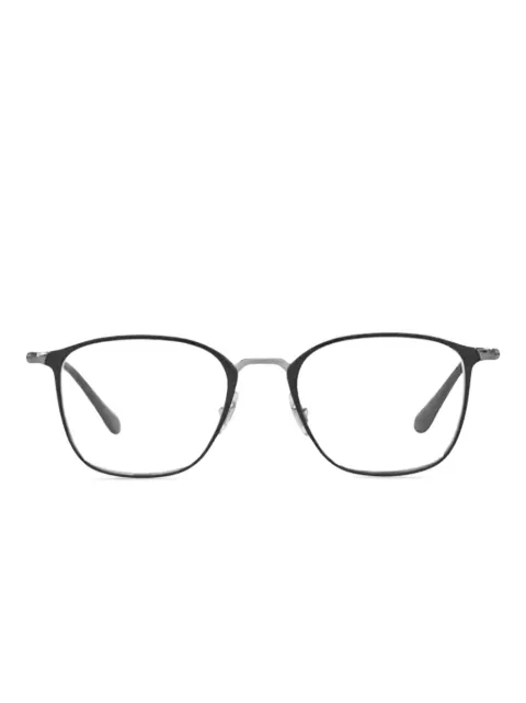 Ray-Ban metal rectangle-frame glasses