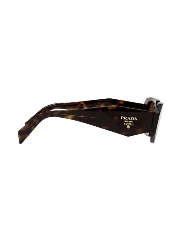 Prada Eyewear PR17WS ジオメトリック サングラス | ブラウン