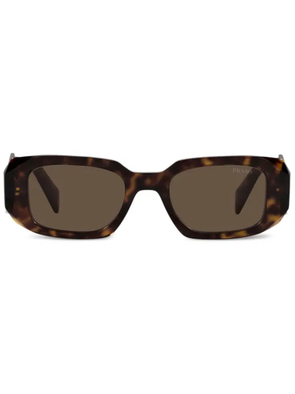 Prada Eyewear PR17WS ジオメトリック サングラス | ブラウン