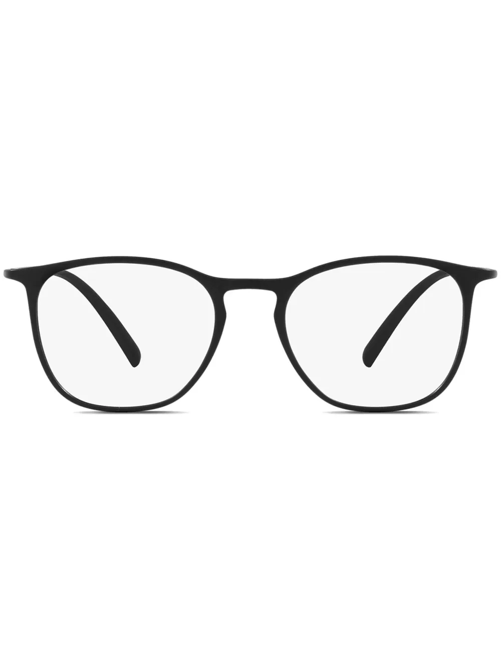 Giorgio Armani Brille mit eckigem Gestell - Schwarz