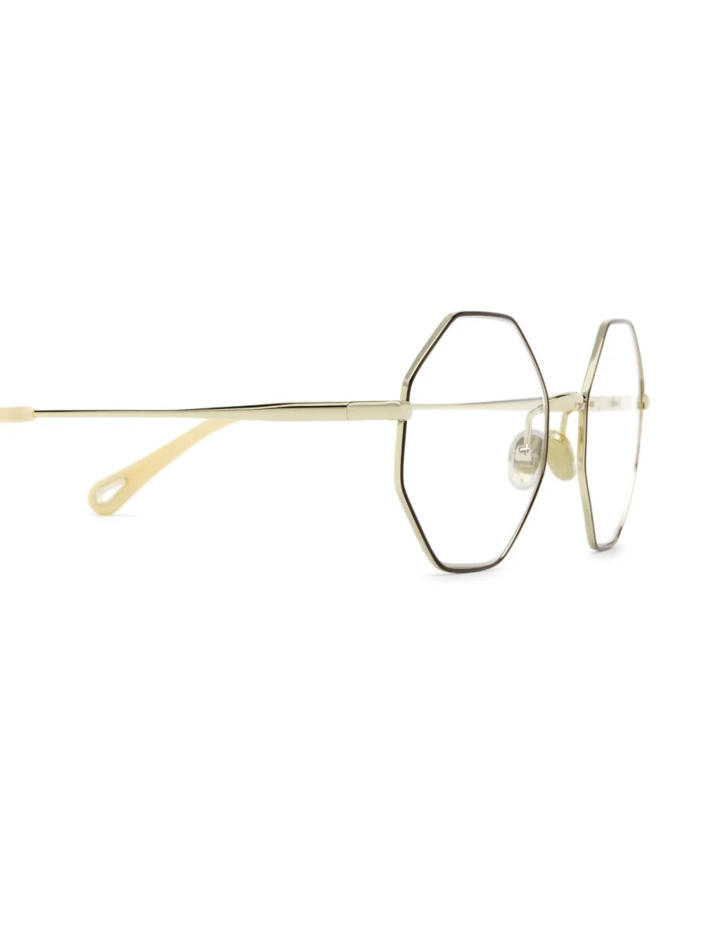 Chloé Eyewear Bril met geometrisch montuur Rood