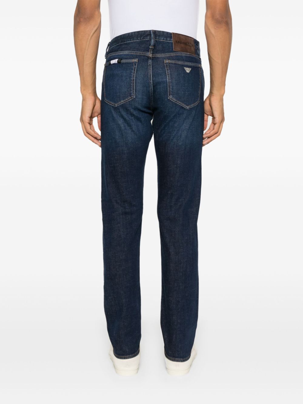 Emporio Armani logo-applique jeans Men