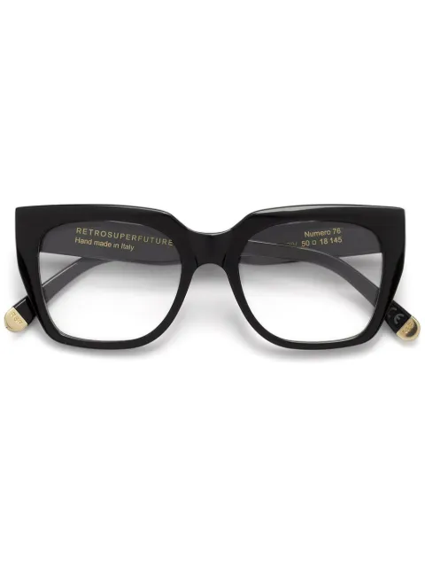 Retrosuperfuture lunettes de vue Numero 76 à monture carrée