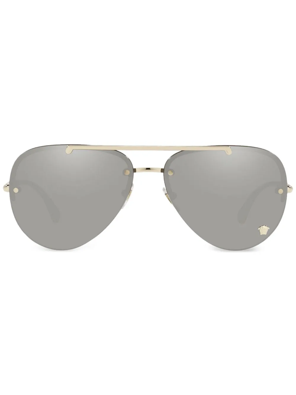 Versace Eyewear Zonnebril met piloten montuur Goud