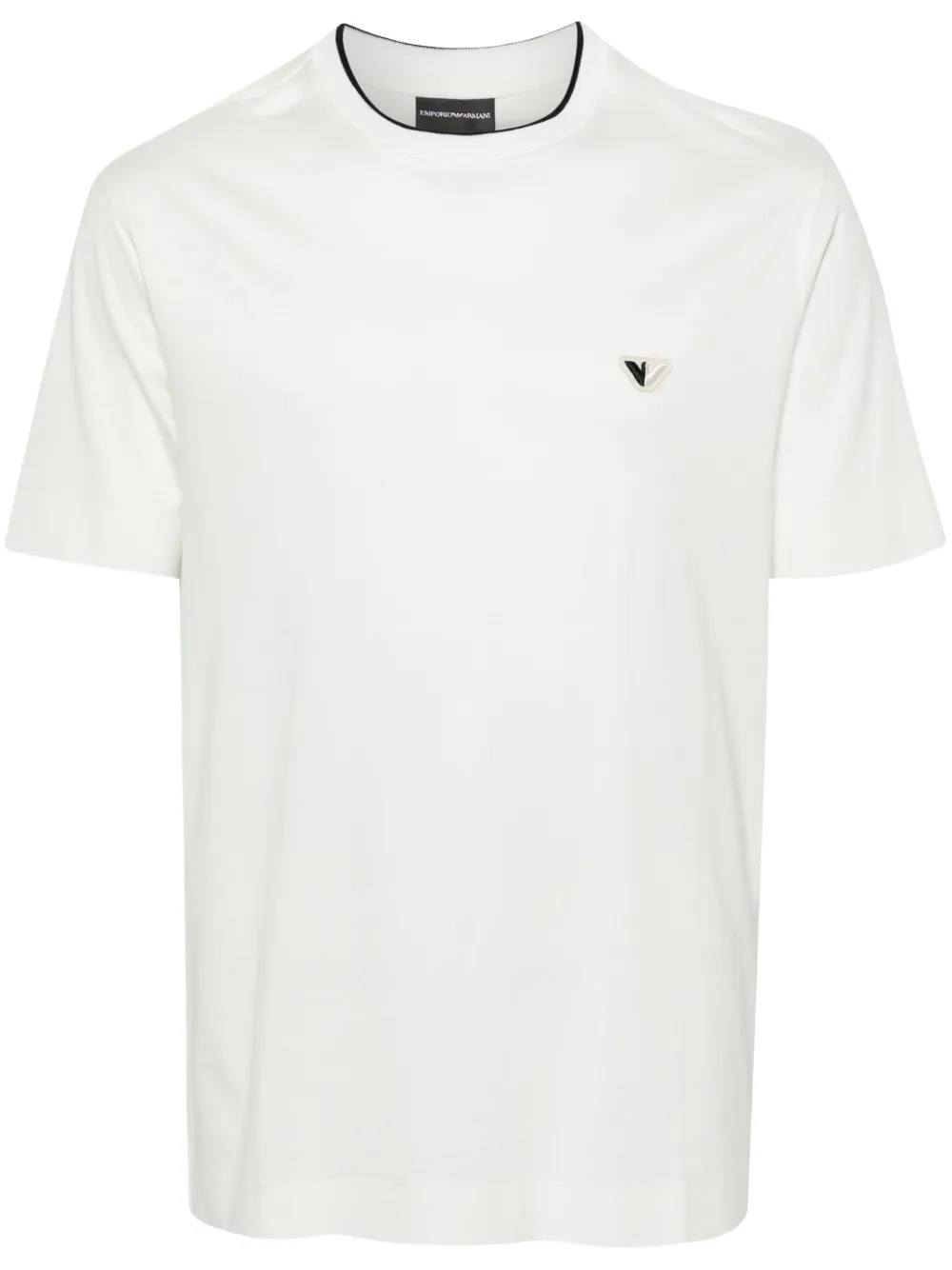 Emporio Armani T-shirt met logopatch Wit