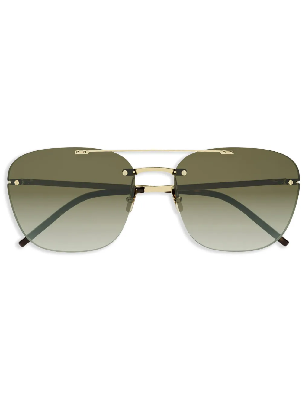 Saint Laurent Eyewear SL309 zonnebril met randloos montuur Goud