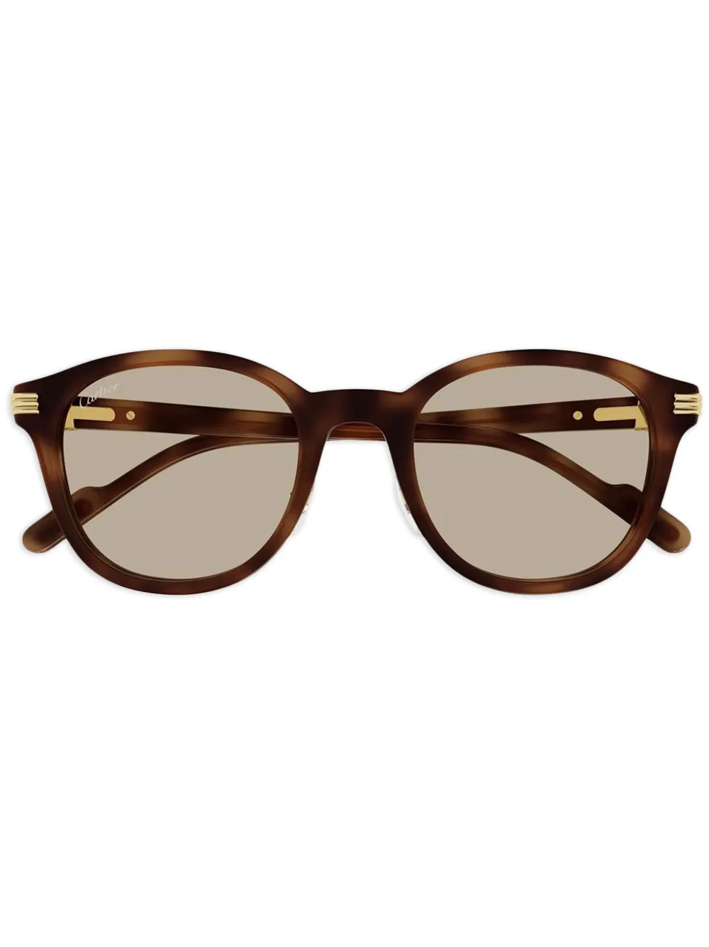 Cartier Eyewear round-frame sunglasses | Brown | Image 1
