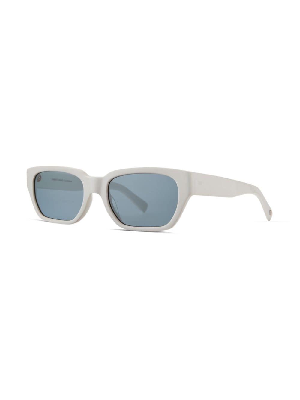 Shop Garrett Leight Mayan Sunglasses In Weiss