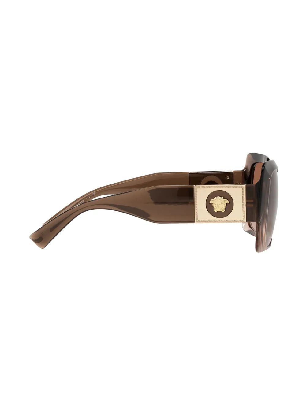 Versace Eyewear Zonnebril met Medusa Head-patroon Bruin