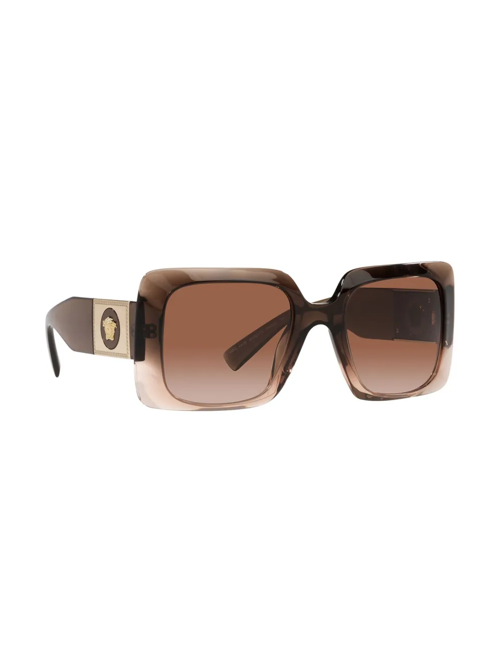 Versace Eyewear Zonnebril met Medusa Head-patroon - Bruin