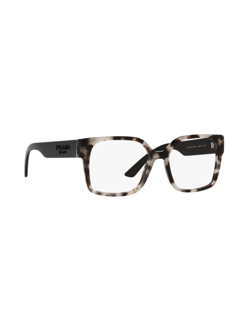 Shop Prada Square-frame Glasses In Black