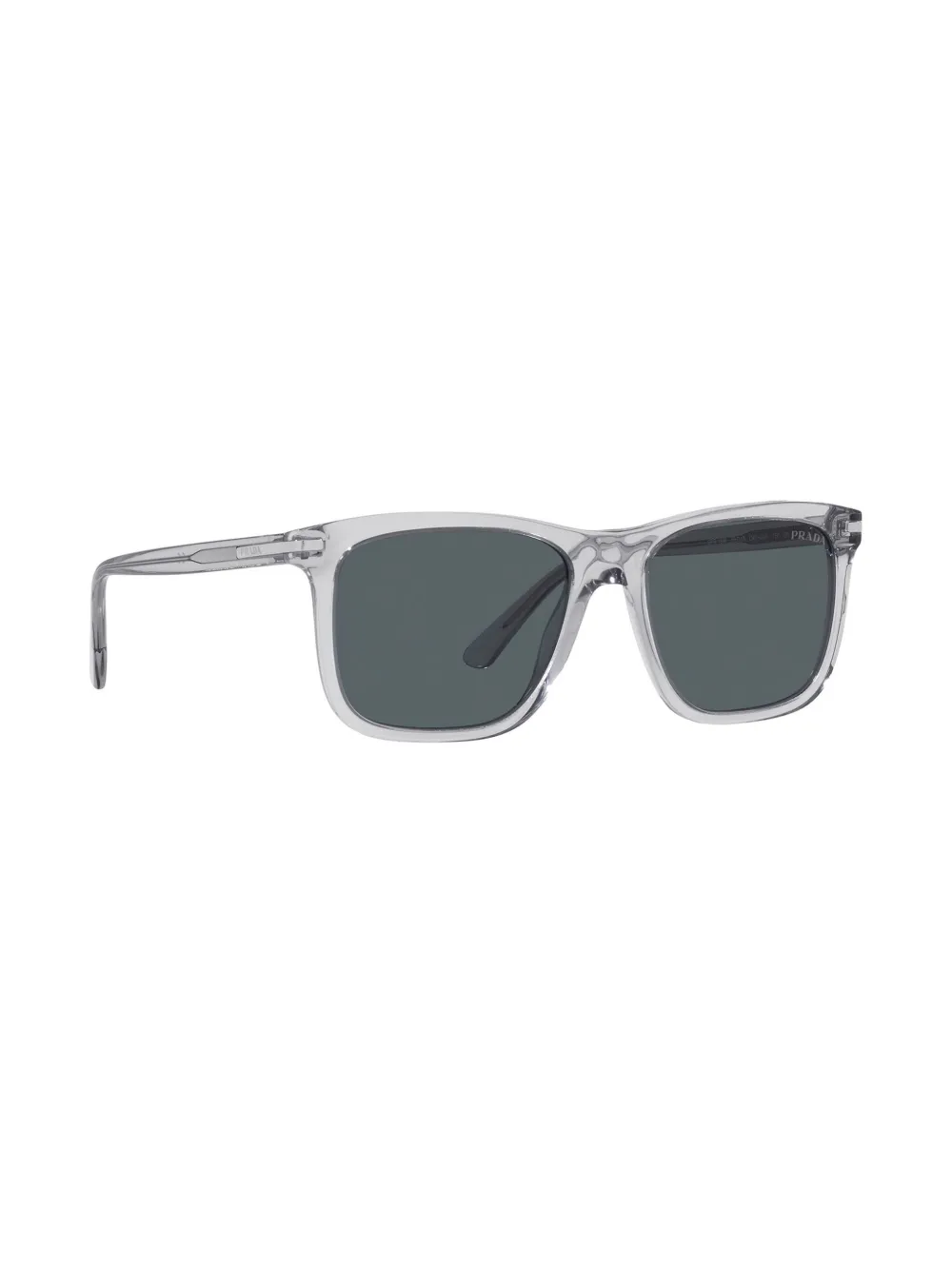 Prada Eyewear Zonnebril met vierkant montuur - Grijs