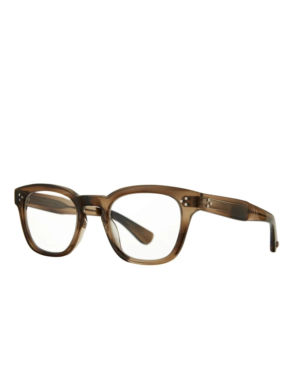 Garrett Leight Regent square-frame glasses Bruin