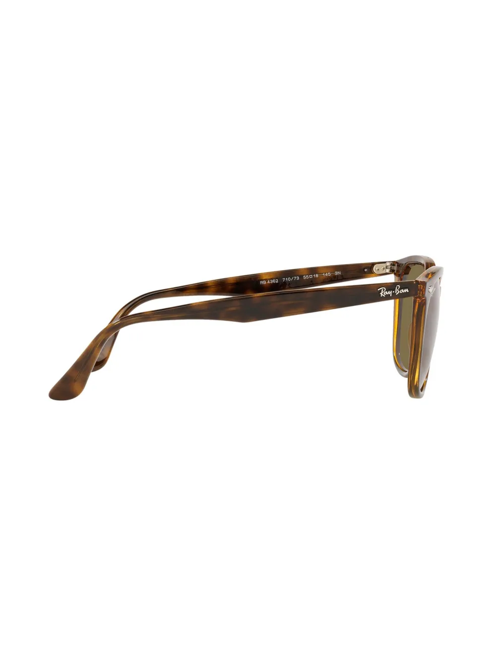 Ray-Ban Zonnebril met vierkant montuur Bruin