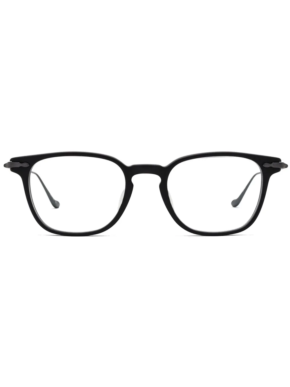 Matsuda lentes con armazón rectangular | negro | Image 1